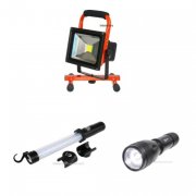 Taschenlampe, Handscheinwerfer für Elektromaterial, Leuchtmittel + Lampen